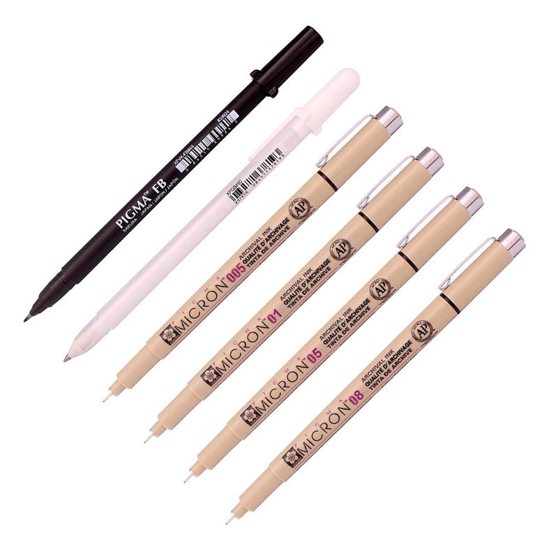 sakura-pigma-kit-tiralineas-manga-basic-micron-005-01-05-08-brush-pen-fb-gelly-roll-blanco-2