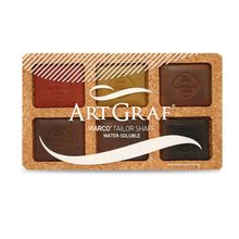 Viarco ArtGraf - Set 6 Pastillas Grafito Acuarelable Tailor Shape Earth Colors