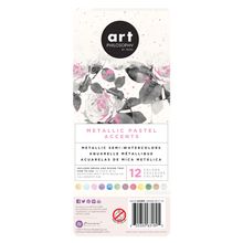 Art Philosophy Metallic Accents - Set 12 Acuarelas Pastels