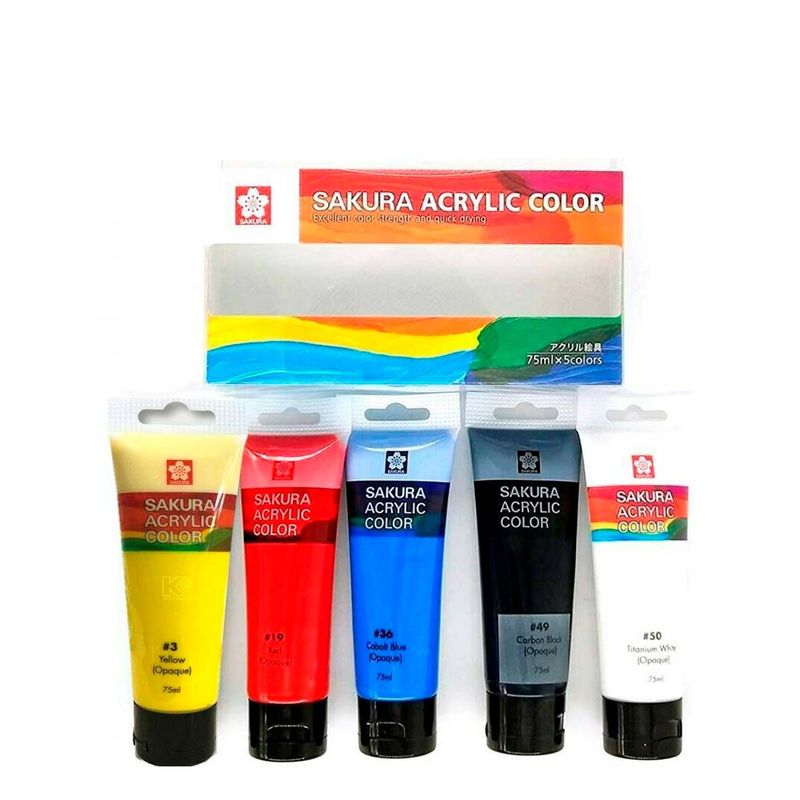 sakura-acrylic-color-set-5-acrilicos-tubos-75-ml