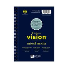 Strathmore Vision Mixed Media - Croquera 14 x 21,6 cm 70 hojas