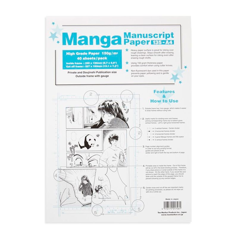 too-markers-manga-manuscript-135-pack-hojas-150-g-m2-a-4