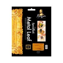 Speedball Mona Lisa - Pack 25 Láminas Pan de Oro Metal Leaf Dorado 14 x 14 cm
