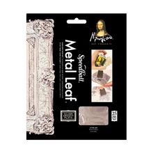 Speedball Mona Lisa - Pack 25 Láminas Pan de Oro Metal Leaf Plateado 14 x 14 cm
