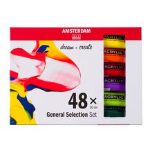 Amsterdam Standard Series - Set 48 Acrílicos 20 ml Selección General