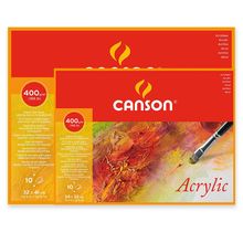 Canson Acrylique - Block Acrílico 10 Hojas, 400 g/m2
