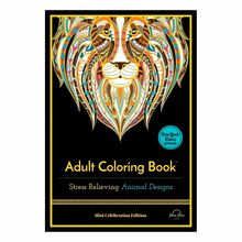 Libro para Colorear Stress Relieving Animal Designs Blue Star Press