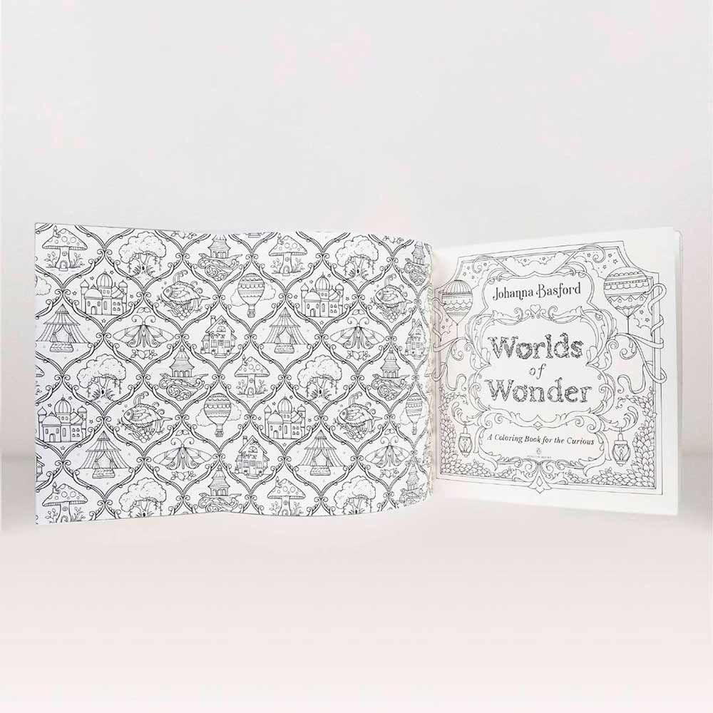  Worlds of Wonder: A Coloring Book for the Curious:  9780143136064: Basford, Johanna: Books