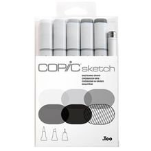 Copic Sketch - Kit Marcadores Sketching Grays Grises