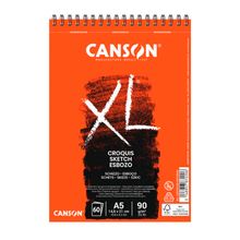 Canson XL - Croquera Croquis A5 14,8 x 21 cm 60 Hojas