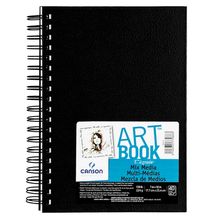 Canson Art Book - Libreta Mix Media 17,7 x 25,4 cm 40 Hojas