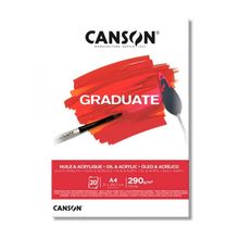 Canson Graduate - Croquera Óleo y Acrílico A4 21 x 29,7 cm 20 Hojas