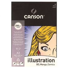 Canson Illustration - Block Manga Comics A3 29,7 x 42 cm 12 Hojas