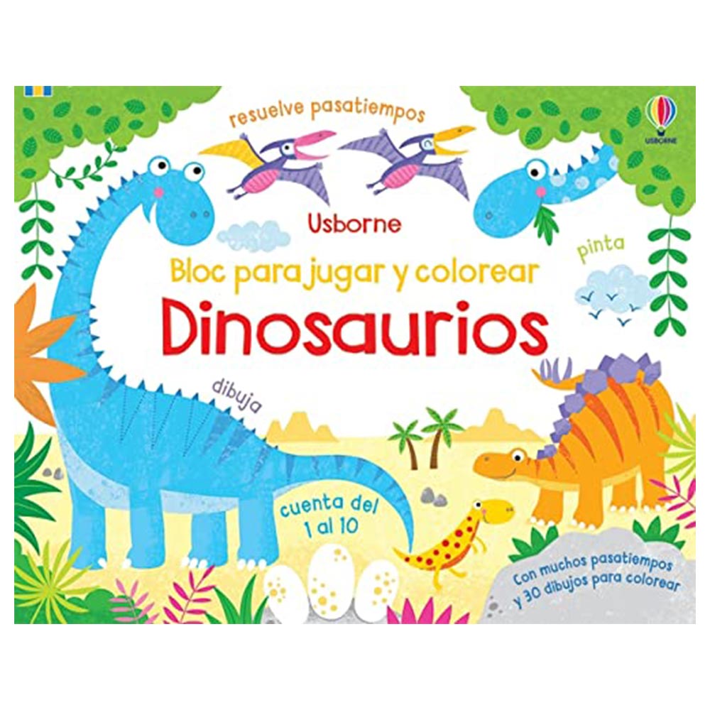 Dinosaurios. Bloc para Jugar y Colorear - Kirsteen Robson